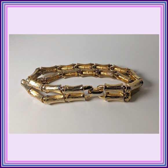 Vintage Gold-Plated, Silver-Filled, Signed Vendôme Bracelet. VGUC.√ - Picture 5 of 6